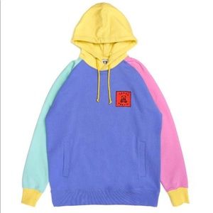 Teddy Fresh 🧸 Unisex Color Block Hoodie (Small)